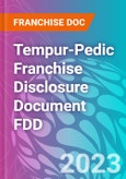 Tempur-Pedic Franchise Disclosure Document FDD- Product Image