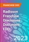 Radisson Franchise Disclosure Document FDD - Product Thumbnail Image