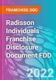 Radisson Individuals Franchise Disclosure Document FDD- Product Image