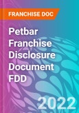 Petbar Franchise Disclosure Document FDD- Product Image