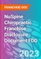 NuSpine Chiropractic Franchise Disclosure Document FDD - Product Thumbnail Image