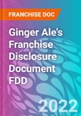 Ginger Ale's Franchise Disclosure Document FDD- Product Image