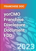 yorCMO Franchise Disclosure Document FDD- Product Image