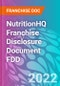 NutritionHQ Franchise Disclosure Document FDD - Product Thumbnail Image