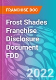 Frost Shades Franchise Disclosure Document FDD- Product Image