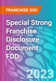 Special Strong Franchise Disclosure Document FDD- Product Image