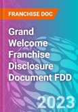 Grand Welcome Franchise Disclosure Document FDD- Product Image