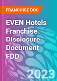 EVEN Hotels Franchise Disclosure Document FDD- Product Image