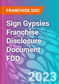 Sign Gypsies Franchise Disclosure Document FDD- Product Image