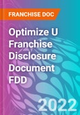 Optimize U Franchise Disclosure Document FDD- Product Image