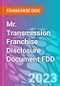 Mr. Transmission Franchise Disclosure Document FDD - Product Thumbnail Image