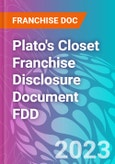 Plato's Closet Franchise Disclosure Document FDD- Product Image