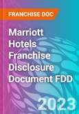 Marriott Hotels Franchise Disclosure Document FDD- Product Image