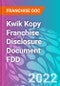 Kwik Kopy Franchise Disclosure Document FDD - Product Thumbnail Image