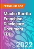 Mucho Burrito Franchise Disclosure Document FDD- Product Image