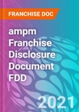 ampm Franchise Disclosure Document FDD- Product Image