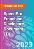 SpeedPro Franchise Disclosure Document FDD- Product Image