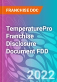 TemperaturePro Franchise Disclosure Document FDD- Product Image