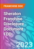 Sheraton Franchise Disclosure Document FDD- Product Image