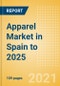 Apparel Market in Spain to 2025 - Market Analysis, Top Brands, Consumer Attitudes and Trends - Product Thumbnail Image
