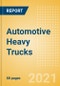 Automotive Heavy Trucks - Global Market Size, Trends, Shares and Forecast, Q4 2021 Update - Product Thumbnail Image