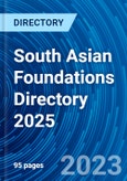 South Asian Foundations Directory 2025- Product Image