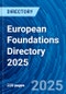 European Foundations Directory 2025 - Product Thumbnail Image