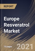 Europe Resveratrol Market By Product Type (Natural Resveratrol and Synthetic Resveratrol), By Application (Nutraceuticals, Pharmaceuticals, Cosmetics and Other Applications), By Form (Liquid and Powder), By Country, Opportunity Analysis and Industry Forecast, 2021 - 2027- Product Image