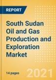 South Sudan Oil and Gas Production and Exploration Market by Terrain, Assets and Major Companies, 2021 Update- Product Image