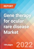 Gene therapy for ocular rare disease Market Insights, Competitive Landscape and Market Forecast-2027- Product Image