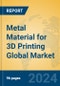 Metal Material for 3D Printing Global Market Insights 2024, Analysis and Forecast to 2029, by Manufacturers, Regions, Technology, Application, Product Type - Product Thumbnail Image