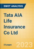 Tata AIA Life Insurance Co Ltd - Strategic SWOT Analysis Review- Product Image