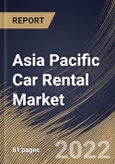 Asia Pacific Car Rental Market By Application, By Vehicle Type, By Country, Opportunity Analysis and Industry Forecast, 2021-2027- Product Image