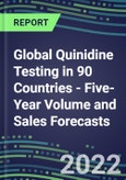 2022-2026 Global Quinidine Testing in 90 Countries - Five-Year Volume and Sales Forecasts, Supplier Sales and Shares, Competitive Analysis, Diagnostic Assays and Instrumentation- Product Image