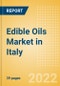 Edible Oils (Oils and Fats) Market in Italy - Outlook to 2025; Market Size, Growth and Forecast Analytics - Product Thumbnail Image