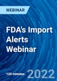 FDA's Import Alerts Webinar - Webinar (Recorded)- Product Image