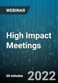 High Impact Meetings - Webinar (Recorded)- Product Image