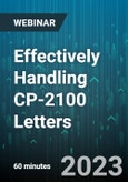 Effectively Handling CP-2100 Letters - Webinar (Recorded)- Product Image