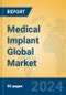 Medical Implant Global Market Insights 2024, Analysis and Forecast to 2029, by Manufacturers, Regions, Technology, Application - Product Image