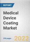 Medical Device Coating Market by Coating Type, Material, Application and Device Type: Opportunity Analysis and Industry Forecast, 2020-2030- Product Image