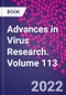 Advances in Virus Research. Volume 113 - Product Thumbnail Image