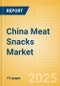 China Meat Snacks (Savory Snacks) Market Size, Growth and Forecast Analytics, 2023-2028 - Product Thumbnail Image