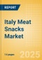 Italy Meat Snacks (Savory Snacks) Market Size, Growth and Forecast Analytics, 2023-2028 - Product Thumbnail Image