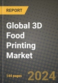 Global 3D Food Printing Market Outlook Report: Industry Size, Competition, Trends and Growth Opportunities by Region, YoY Forecasts from 2024 to 2031- Product Image