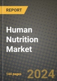 Human Nutrition Market Outlook Report: Industry Size, Competition, Trends and Growth Opportunities by Region, YoY Forecasts from 2024 to 2031- Product Image