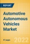 Automotive Autonomous Vehicles Market and Trend Analysis by Technology, Key Companies and Forecast, 2021-2036 - Product Thumbnail Image