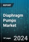 Diaphragm Pumps Market by Type (Air-Operated Double Diaphragm Pumps, Electric-Operated Diaphragm Pumps, Manual Diaphragm Pumps), Material (Metallic Materials, Non-Metallic Materials), Operation, Capacity, Application, Distribution Channel - Global Forecast 2025-2030 - Product Thumbnail Image