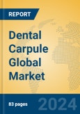 Dental Carpule Global Market Insights 2024, Analysis and Forecast to 2029, by Manufacturers, Regions, Technology, Application- Product Image