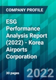 ESG Performance Analysis Report (2022) - Korea Airports Corporation- Product Image