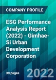 ESG Performance Analysis Report (2022) - Gimhae-Si Urban Development Corporation- Product Image